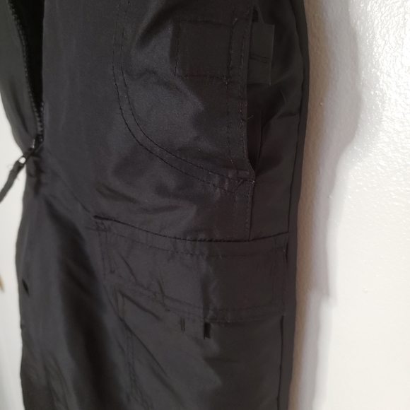 London fog boys snowsuit.szL / 7.black great used condition.slastix shoulder str - Picture 5 of 8